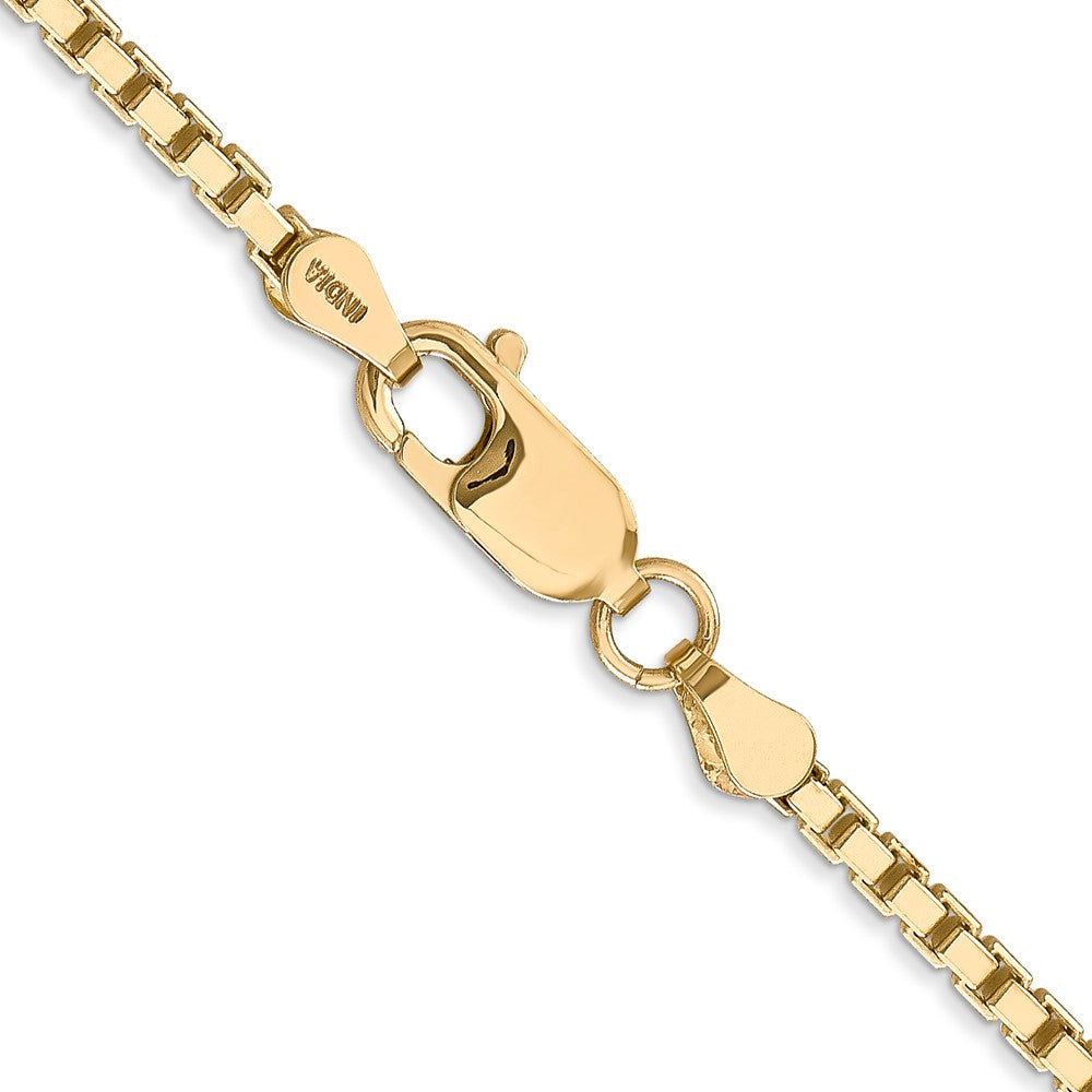14k 2.5mm Box Chain - Product Photo