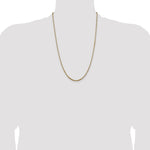 14k 2.5mm Box Chain - Product Photo