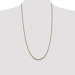 14k 2.5mm Box Chain - Product Photo