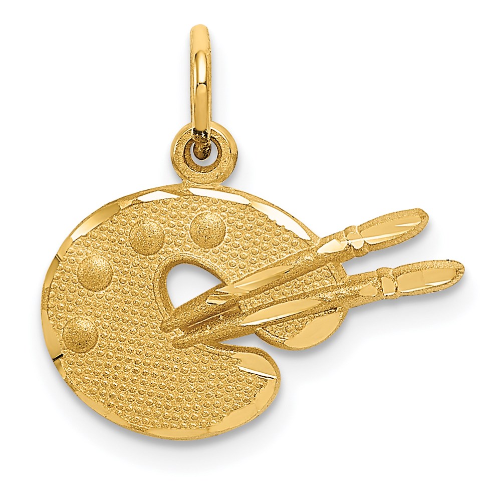 14k Artist Palette Charm - Product Photo