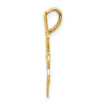 14k Filigree Shamrock Charm - Product Photo