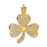 14k Filigree Shamrock Charm - Product Photo