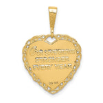 10K / 14K Yellow Gold 50th Anniversary Charm - Product Photo