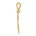 10K / 14K Yellow Gold Fire Rescue Pendant - Product Photo