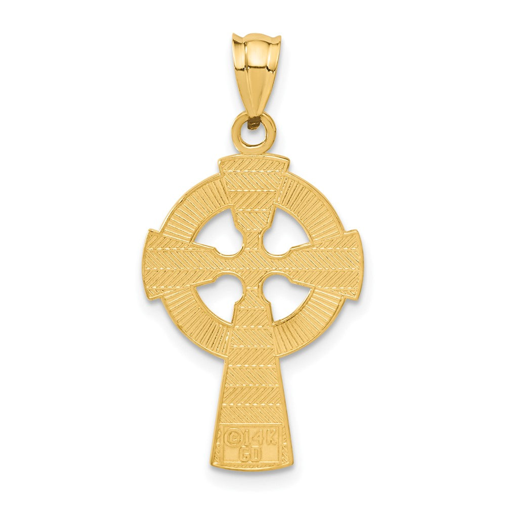 14k Celtic Cross Pendant - Product Photo