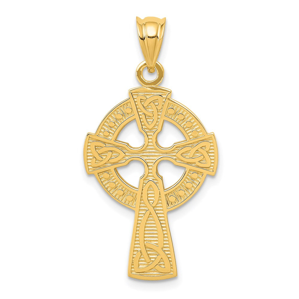 14k Celtic Cross Pendant - Product Photo