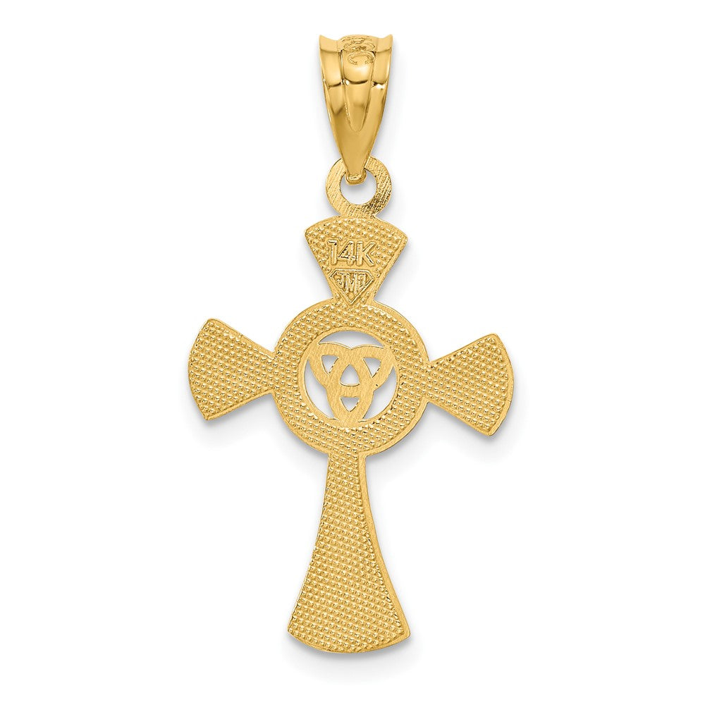 14k Celtic Cross Pendant - Product Photo