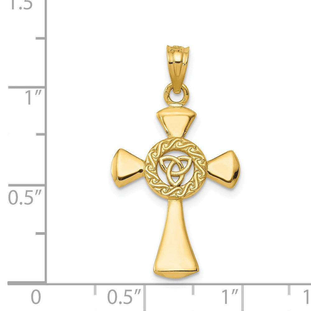 14k Celtic Cross Pendant - Product Photo