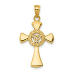 14k Celtic Cross Pendant - Product Photo