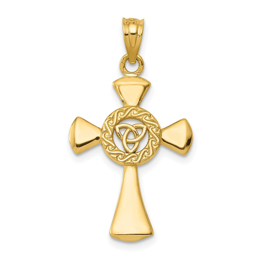 14k Celtic Cross Pendant - Product Photo