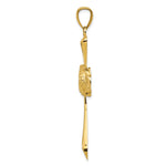14K Yellow Gold Celtic Cross Pendant - Product Photo