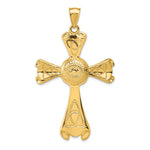 14K Yellow Gold Celtic Cross Pendant - Product Photo