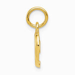10K / 14K Yellow Gold Polished Heart Pendant - Product Photo