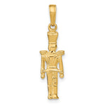 14k Polished 3-D Toy Soldier Pendant - Product Photo