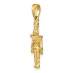 14k Polished 3-D Toy Soldier Pendant - Product Photo