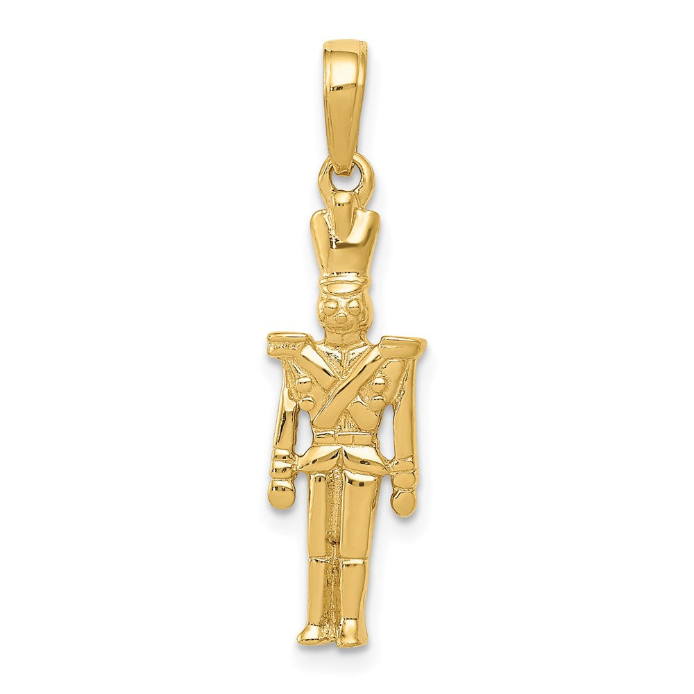 14k Polished 3-D Toy Soldier Pendant - Product Photo