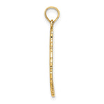 14k Satin/Polished Christmas Wreath Charm - Product Photo