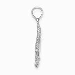 14K White Gold Small Dragon Charm - Product Photo