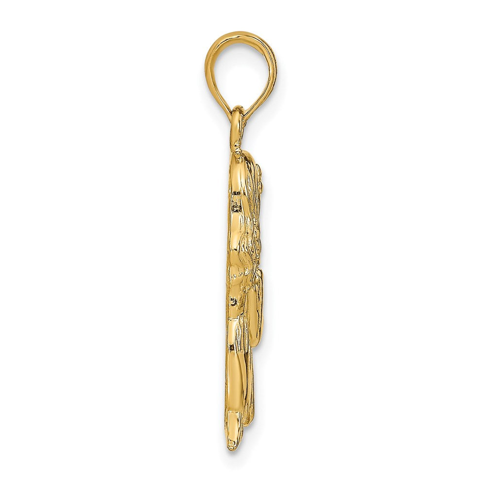 14k Praying Girl Pendant - Product Photo