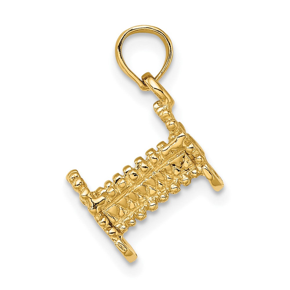 14k  3D Baby Cradle Charm - Product Photo
