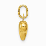 10K / 14K Yellow Gold Polished 3-D Heart Charm - Product Photo