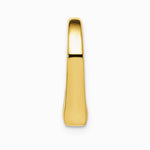 10K / 14K Yellow Gold Polished Heart Chain Slide - Product Photo