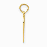 10K / 14K Yellow Gold 50 in Heart Cut-out Pendant - Product Photo