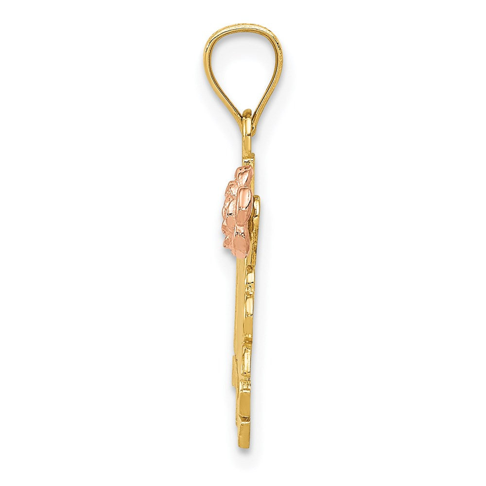 14K Two-tone Yellow and Rose Gold 