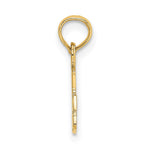 14k BEST GRANDMA with Flower Charm - Product Photo
