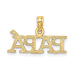 14k PAPA Charm - Product Photo
