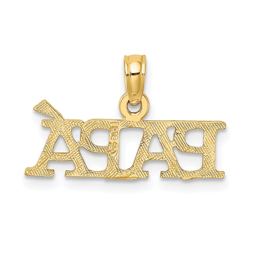 14k PAPA Charm - Product Photo