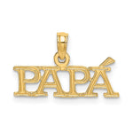 14k PAPA Charm - Product Photo