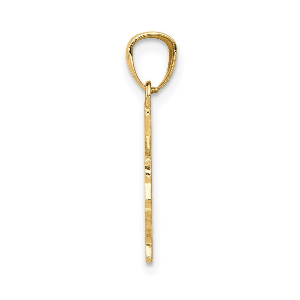 14k State of TEXAS Map Pendant - Product Photo