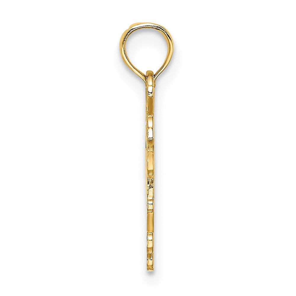 14k NEW YORK in Apple Cut-out Charm - Product Photo