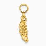 10K / 14K Yellow Gold 3-D Scorpio Zodiac Pendant - Product Photo