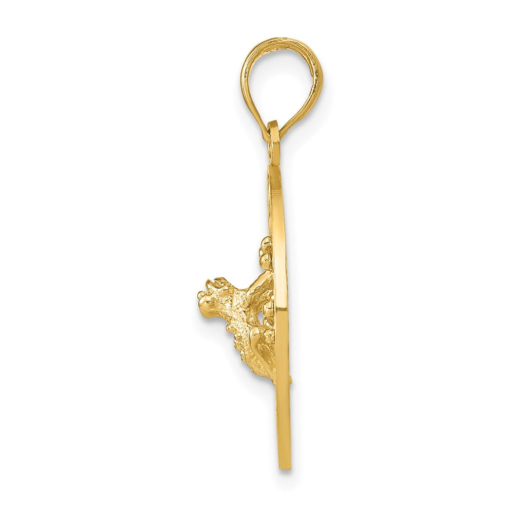 14k PUERTO RICO with Frog Pendant - Product Photo