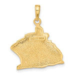 14k Cruise Ship Pendant - Product Photo