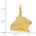 14k Cruise Ship Pendant - Product Photo
