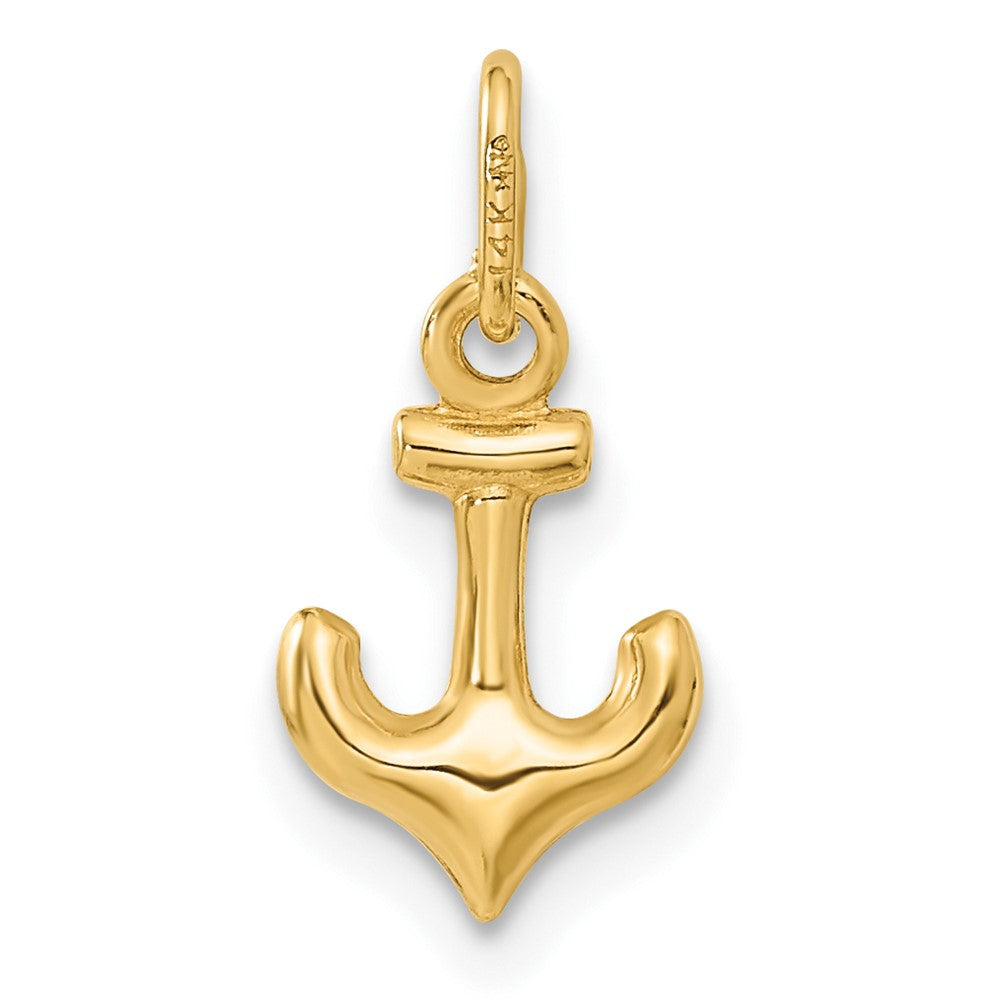 14k Anchor Charm - Product Photo