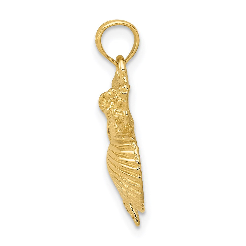 14k Four Shell Cluster Pendant - Product Photo