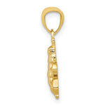 14k Polished Bee Pendant - Product Photo
