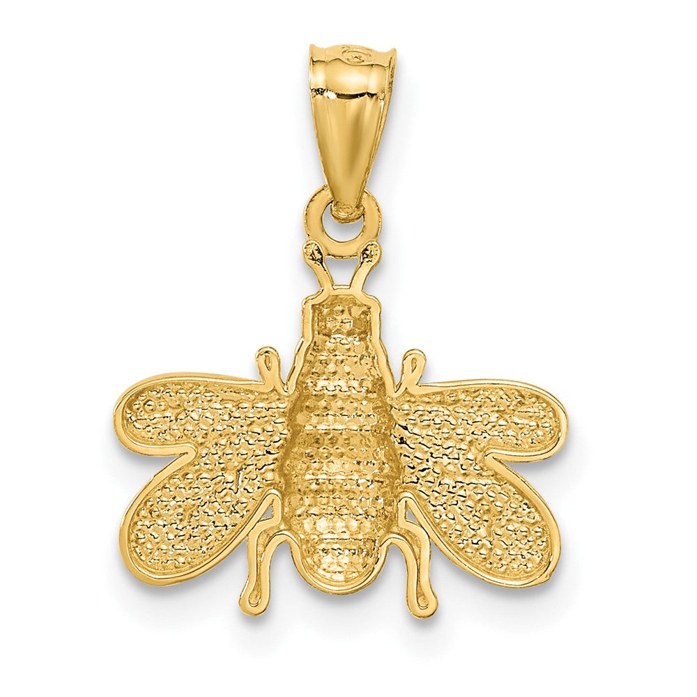 14k Polished Bee Pendant - Product Photo