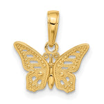 14k Cut-Out Butterfly Pendant - Product Photo