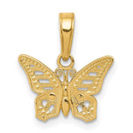14k Cut-Out Butterfly Pendant - Product Photo