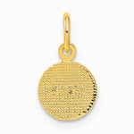 14K Yellow Gold Small Polished Angel Charm - Product Photo