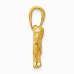 10K / 14K Yellow Gold Springer Spaniel Dog Pendant - Product Photo