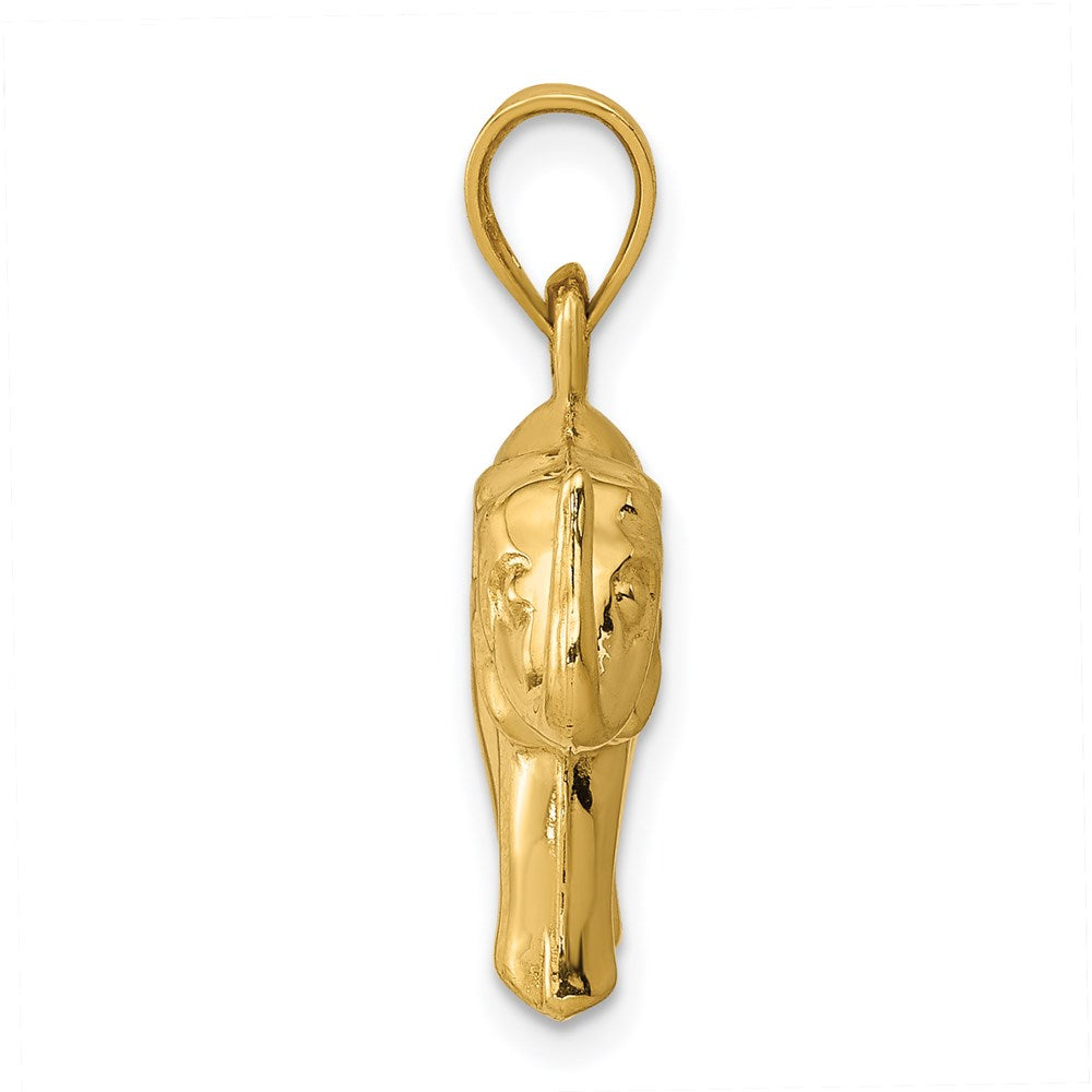 14k Elephant Pendant - Product Photo
