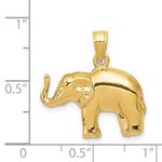 14k Elephant Pendant - Product Photo