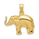 14k Elephant Pendant - Product Photo