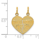 14k Break-apart MOM-DAUGHTER Charm - Product Photo